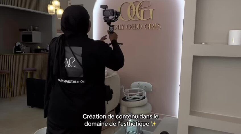 , Tiktok (création de contenu): Créer du contenu, c’est plus que filmer : c’est sublimer. Ici, j’ai accompagné