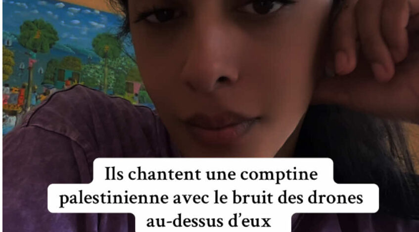 , drone,Une vielle comptine palestinienne réinventée par le musicien Ahmad Muin et ses
sur Tiktok