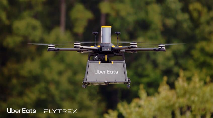 , WEB: Uber mange investit dans la livraison de drones