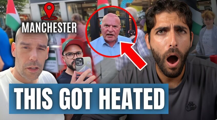 , (YouTuber): Un YouTubeur britannique se rend à un rassemblement pro-palestinien, puis cela devient rapidement…