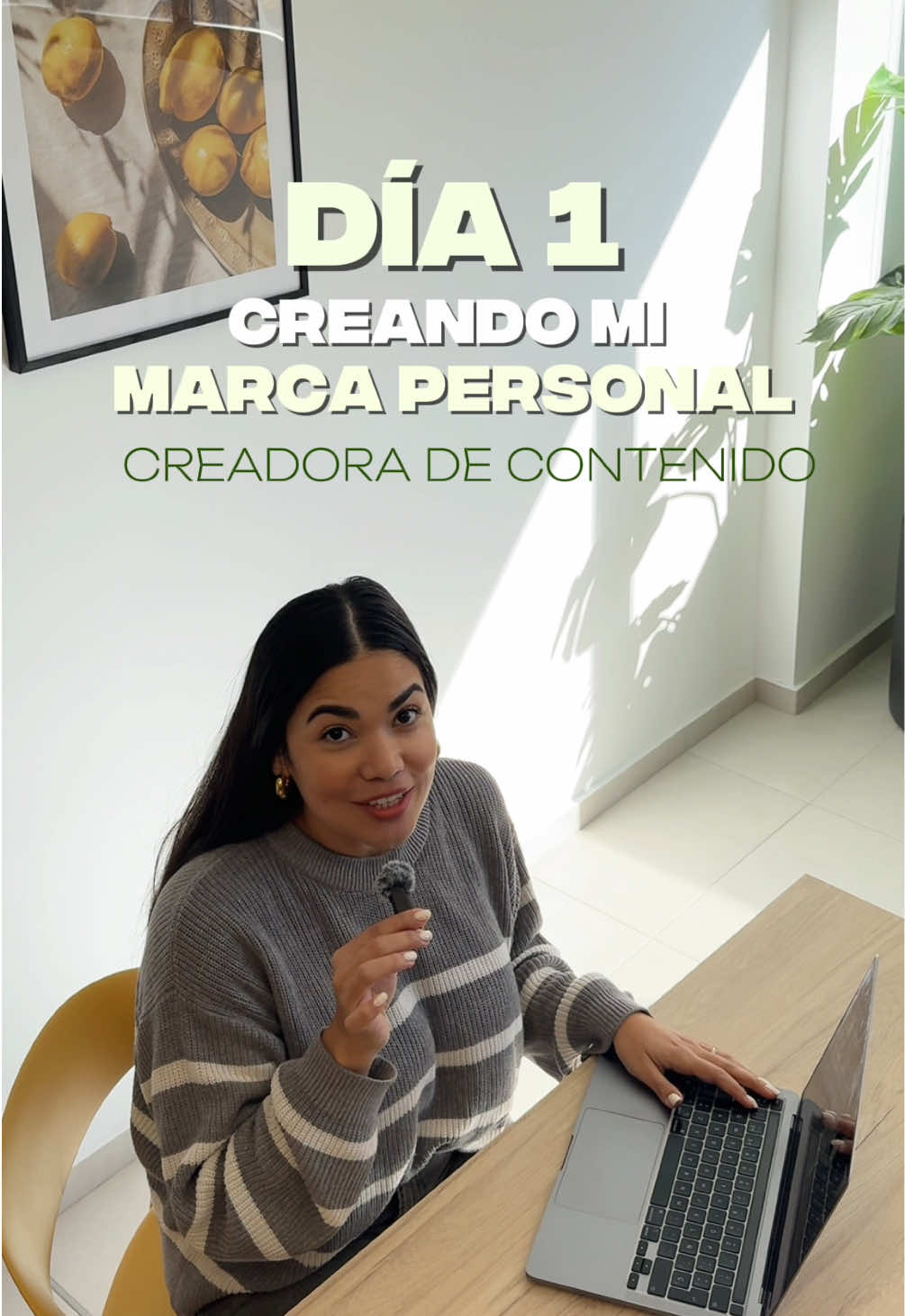 Jour 1 de la façon dont je crée ma marque personnelle en tant que créateur de contenu. C