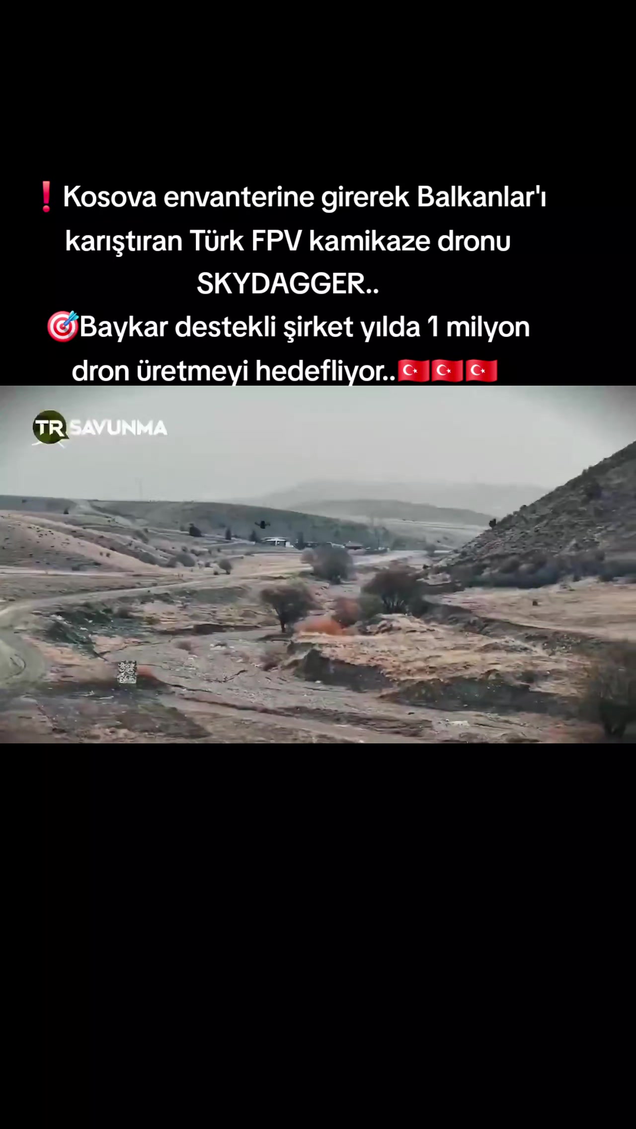 Le drone kamikaze turc FPV SKYDA, entré dans l'inventaire du Kosovo et semé la confusion dans les Balkans