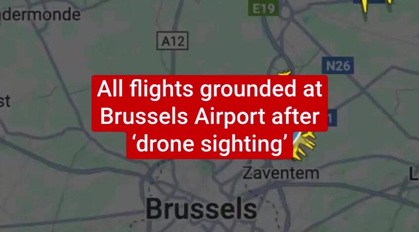 , drone,L’aéroport de Bruxelles a été fermé et tous les vols cloués au sol après le si signalé
sur Tiktok