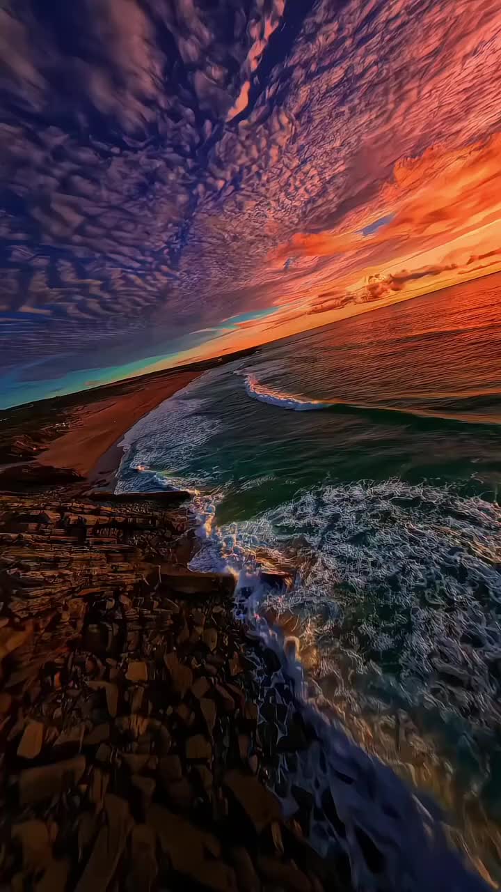 Les meilleures photos de drones du plus beau coucher de soleil