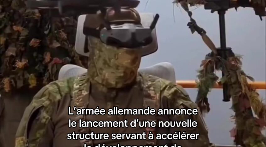 , drone; Crédit : armée allemande // L’armée allemande annonce le lancement d’une nouvel