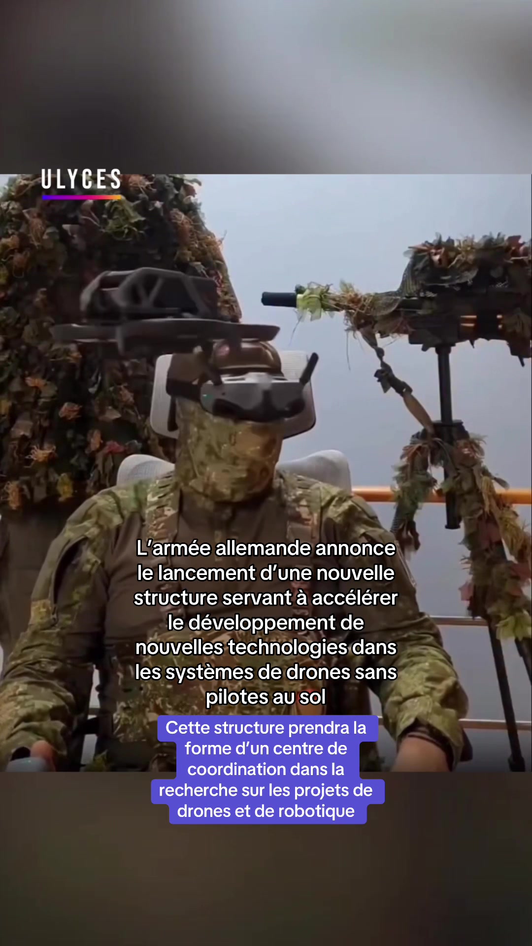 Crédit : armée allemande // L’armée allemande annonce le lancement d’une nouvel