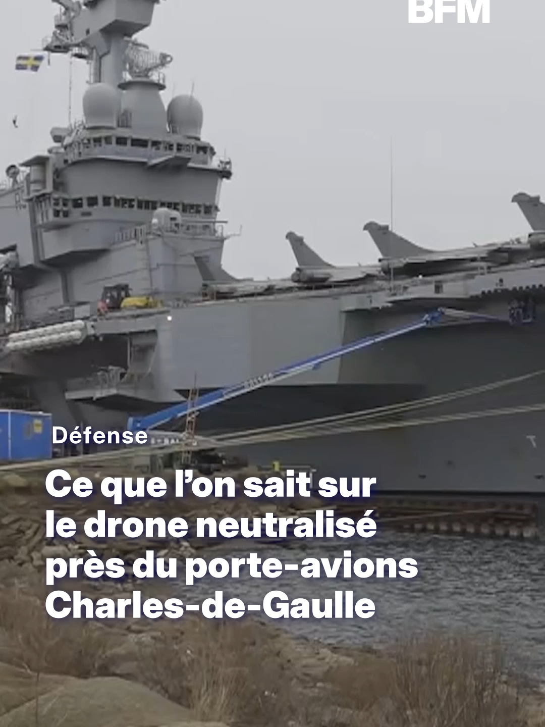 Un drone, "probablement" russe selon le ministre de la Défense suédois, a été r