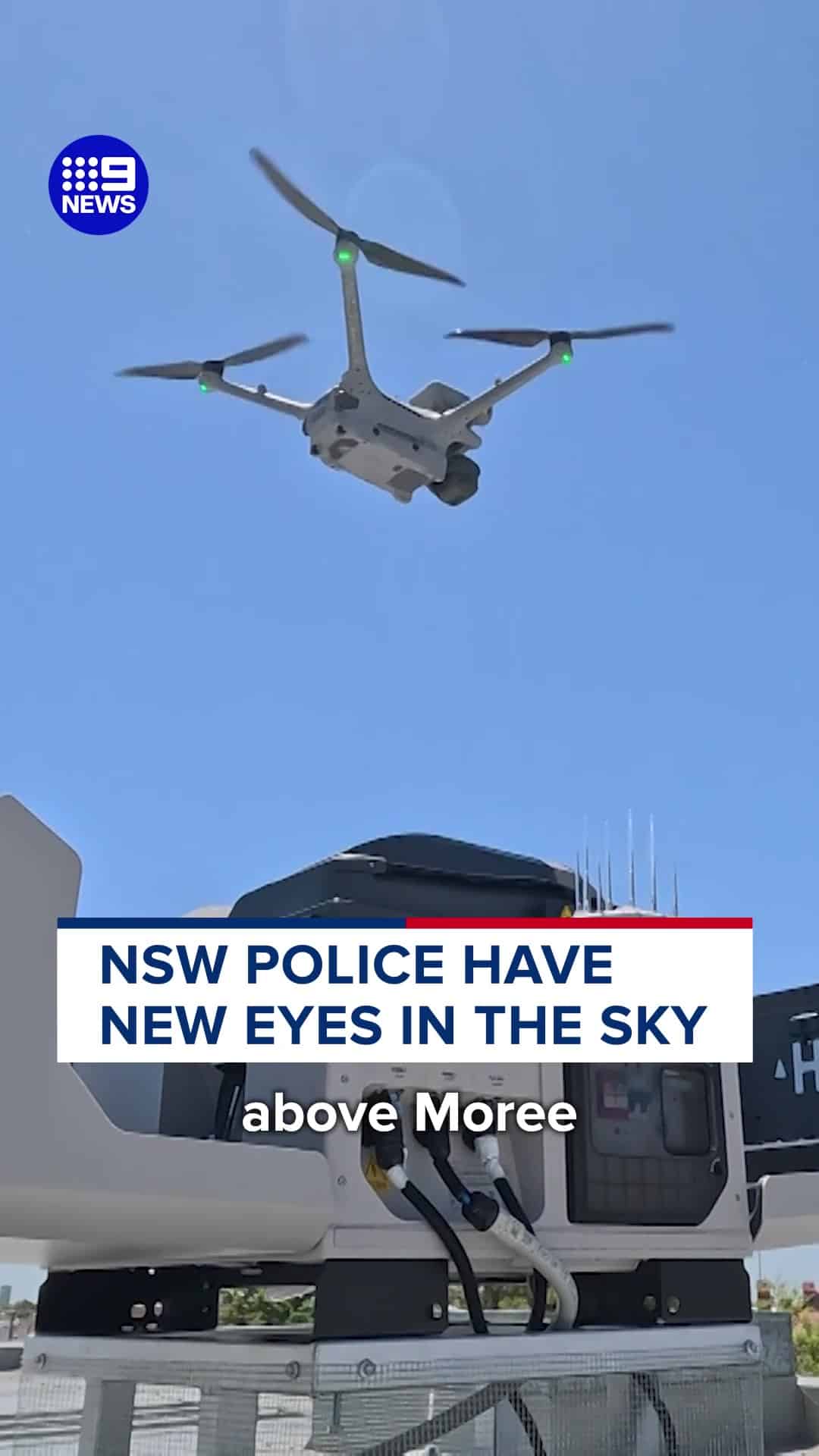 Les nouveaux drones fonctionnent de la même manière que les hélicoptères de la police de Sydney.