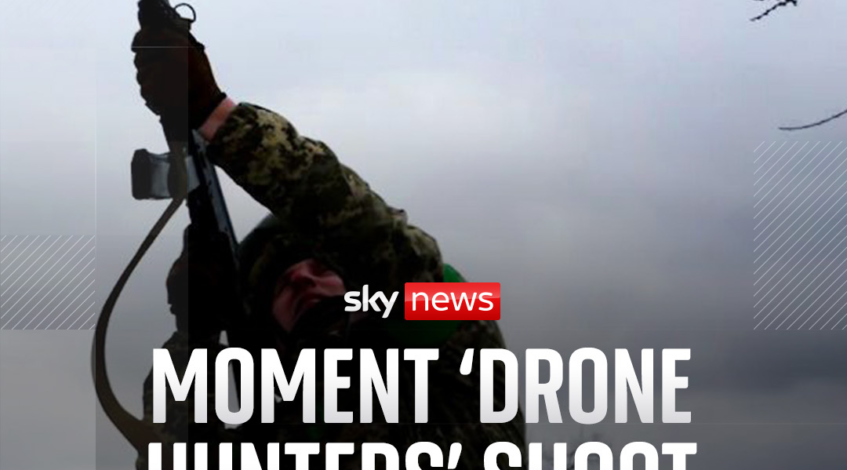 , Tiktok (drone): Sky News a rejoint une unité de la 117e brigade ukrainienne, chargée d’en défendre une.