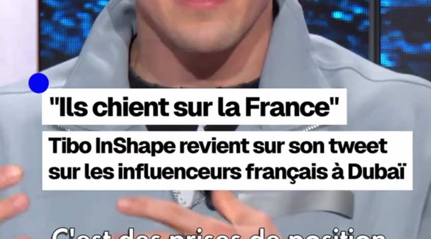 , Tiktok (YouTubeur): Tibo InShape dénonce l’hypocrisie de certains influenceurs à Dubaï Le youtubeu