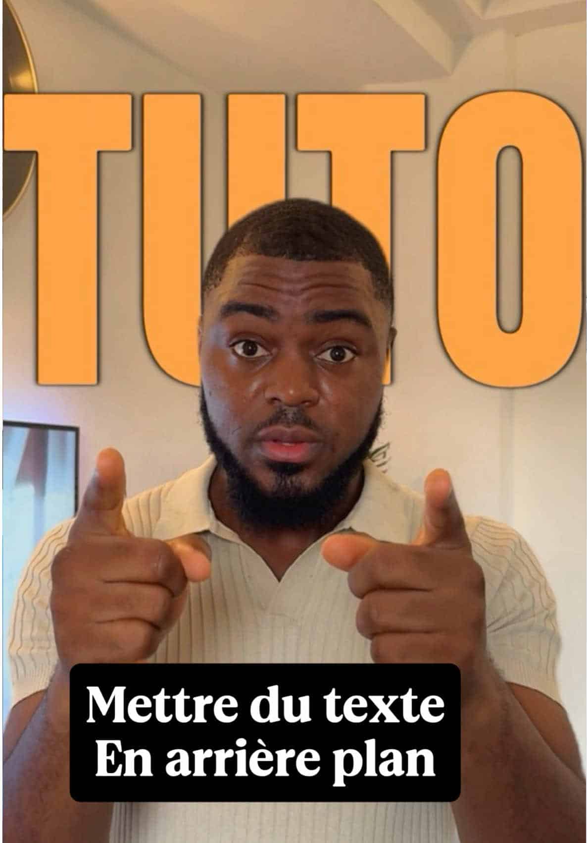 Comment mettre du texte en arrière plan. Je te montre comment réaliser cela dan