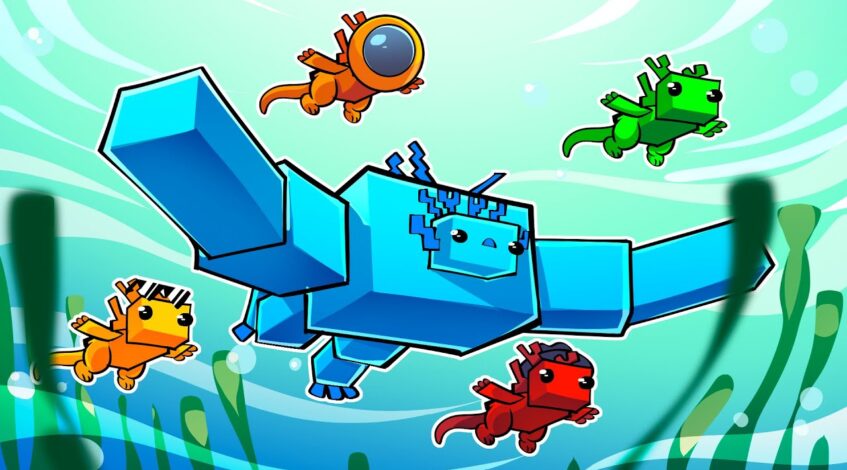 , problem,Problems Tem Vida de Axolote no Minecraft