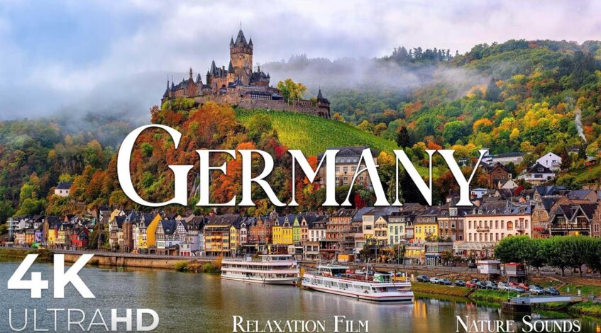 , dron audiovisual,Germany • Relaxation Film • Peaceful Relaxing • Nature 4k Video UltraHD