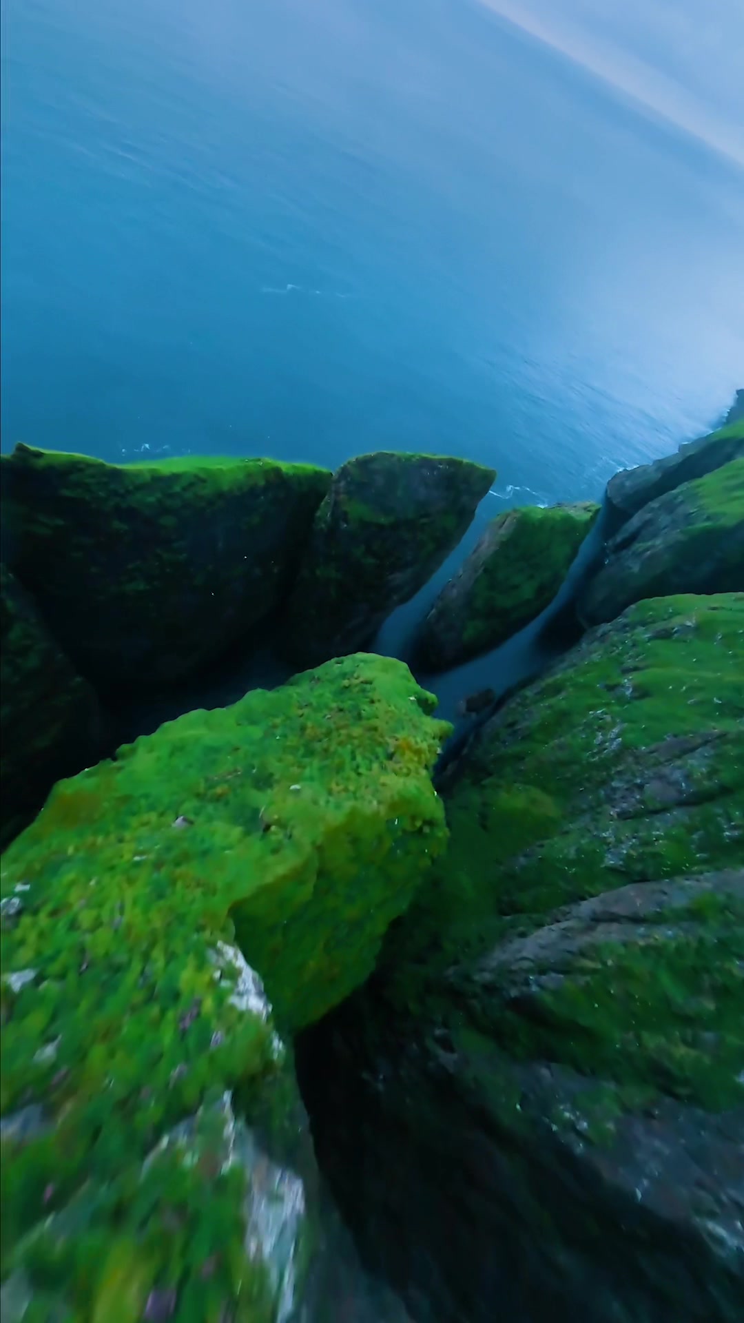 J'avais peur. Ces falaises sont tout simplement énormes et je ne savais pas si mon drone pourrait le faire.