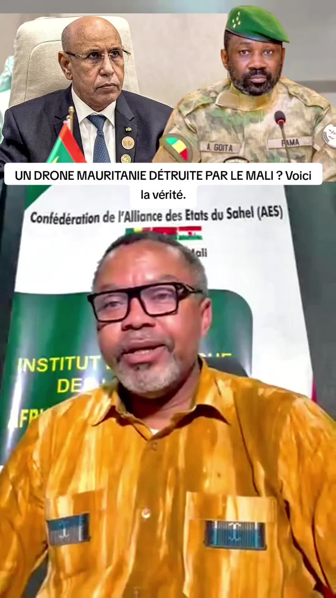 Le Mali a détruit un drone de la Mauritanie ? Non, l’armée malienne n’a pas dét