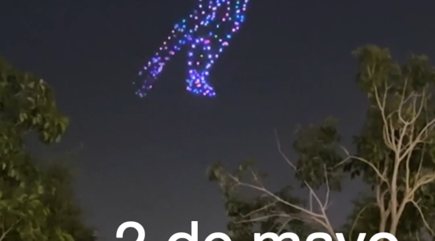 , drone,Un spectacle avec 1 000 drones dans le ciel de Madrid
sur Tiktok