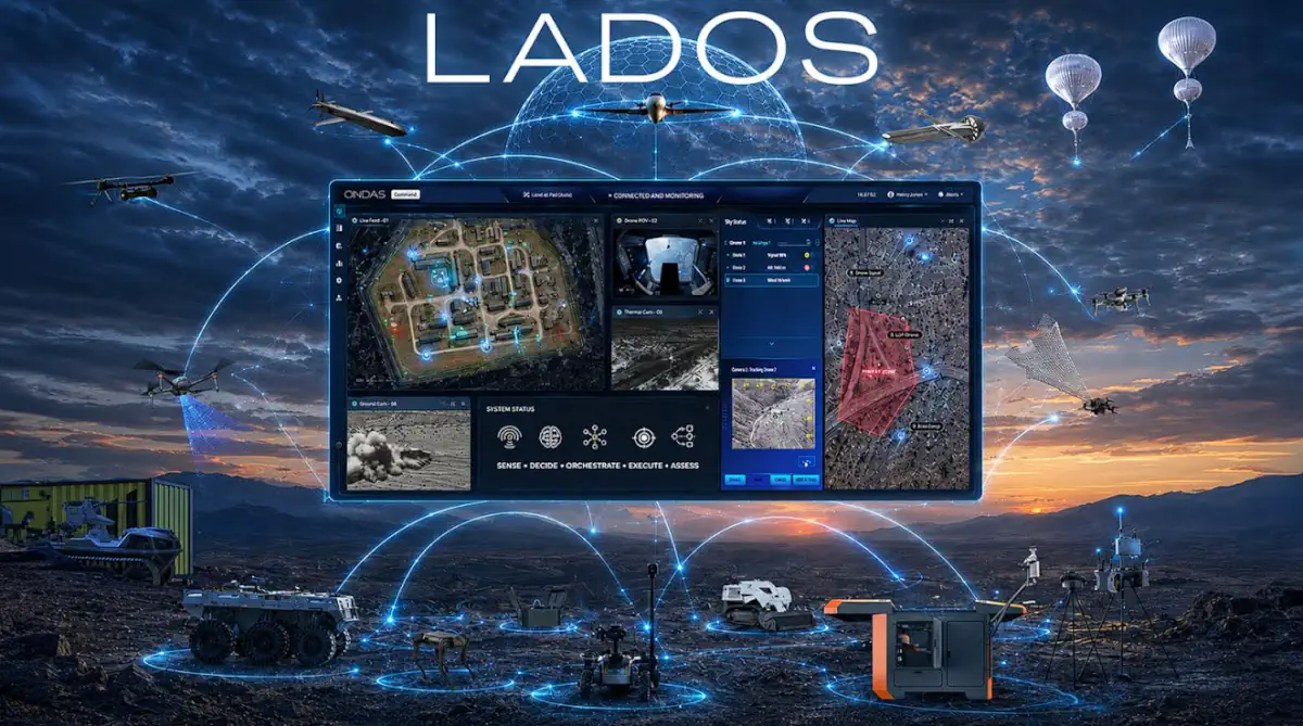 , WEB: Ondas va lancer LADOS, une couche C2 opérationnelle de défense autonome en couches, à Eurostatory 2026 – sUAS News