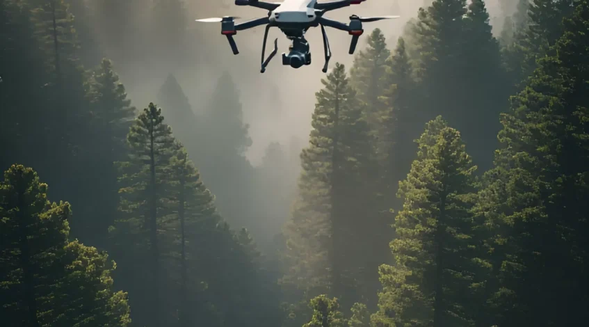 , drone; Ultimate Drone Mockup High-Tech Design 3D Printed FPV Drone Concept for Engineers
