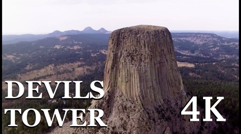 , drone devis,Devils Tower – 4K Drone