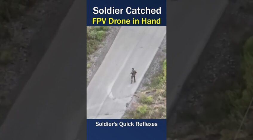 , (drone pilot): Brave Soldier Catches FPV Drone – A Fatal Decision
