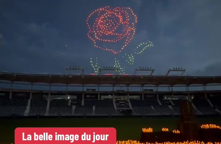 , Tiktok (drone): Initialement prévu début mai, le DroneArt Show a été décalé au week-end du ven