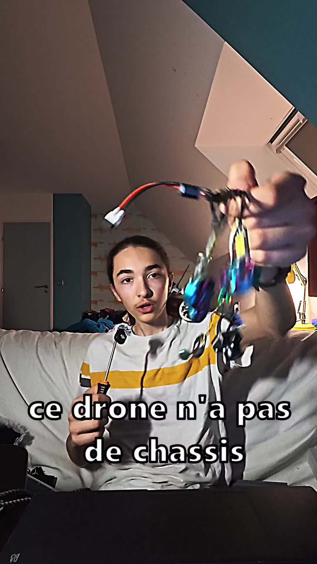 quel chassis mettre pour le drone ? on pourra lui trouver un nom ! ce drone va