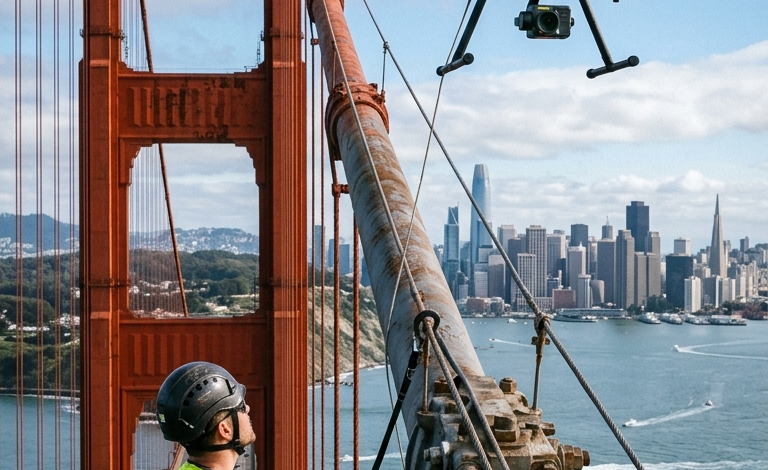 , Pinterest (drone): Autonomous Bridge Inspection Drone
