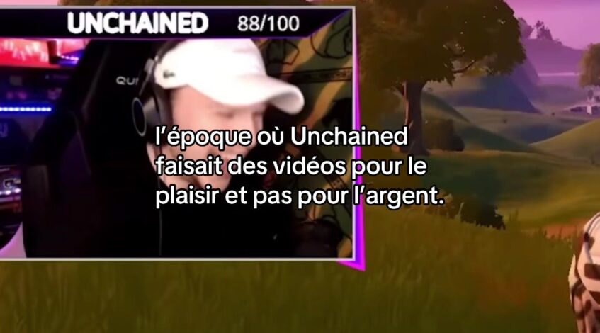 , YouTubeur; la bonne époque Unchained )