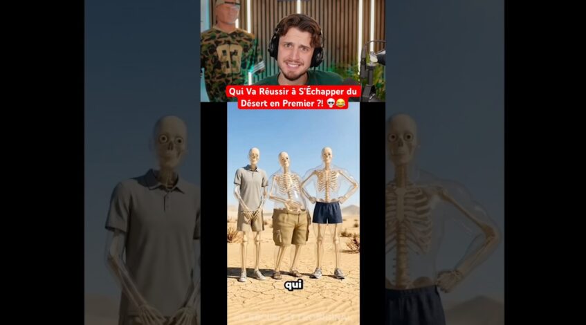 , YouTubeur,Qui Va Réussir à S’Échapper du Désert en Premier ?! 💀😂