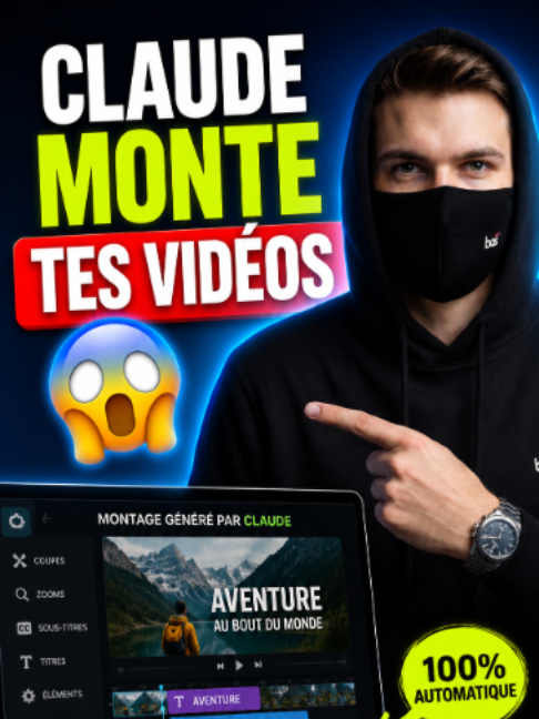 Claude monte désormais tes vidéos à ta place Commente EDIT et je t'envoie le