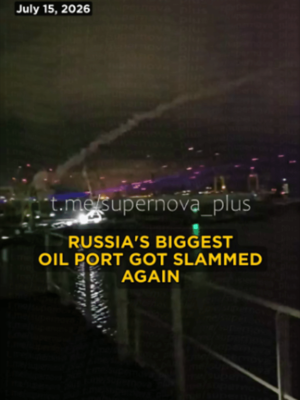 TIKTOK Le plus grand port pétrolier de Russie a de nouveau été touché dans la nuit par l'afflux de drones.