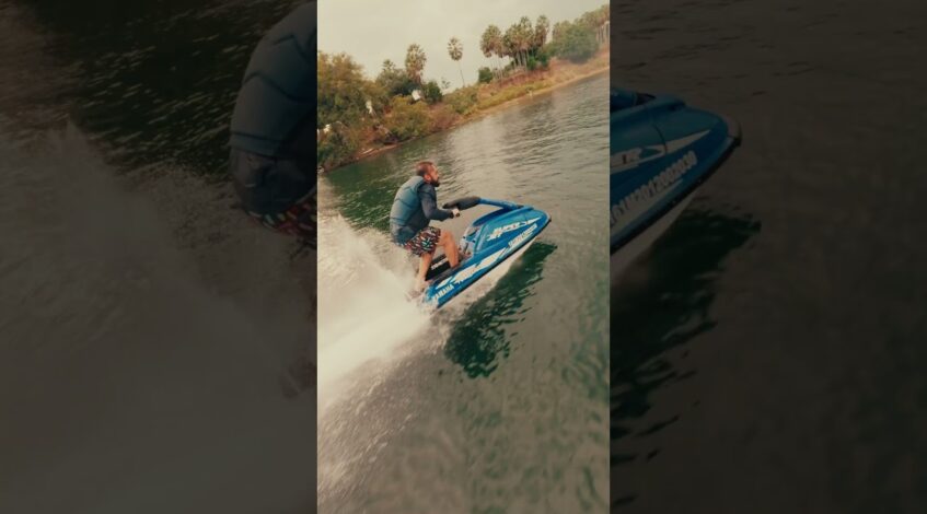 , (dron audiovisual): Drone vs. jetski #audiovisual #drone